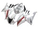 Billigste Yamaha YZF 600 R6 Motorrad Verkleidung 2008-2016 - Weiss Rot