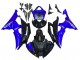Billigste Yamaha YZF 600 R6 Motorrad Verkleidung 2008-2016 - Blau Glanzendes Schwarz