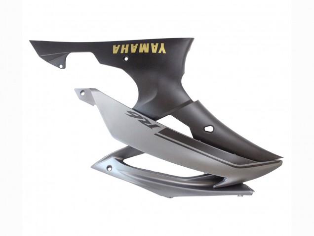 Billigste Yamaha YZF 600 R6 Motorrad Verkleidung 2008-2016 - Grau Matt Schwarz Gold Aufkleber