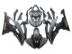 Billigste Yamaha YZF 600 R6 Motorrad Verkleidung 2008-2016 - Grau Matt Schwarz Gold Aufkleber