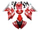 Billigste Yamaha YZF 600 R6 Motorrad Verkleidung 2008-2016 - Weiss Rot Schwarz Fiat Acer
