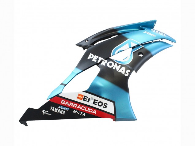 Billigste Yamaha YZF 600 R6 Motorrad Verkleidung 2008-2016 - Hellblau Matt Schwarz Petronas ENEOS