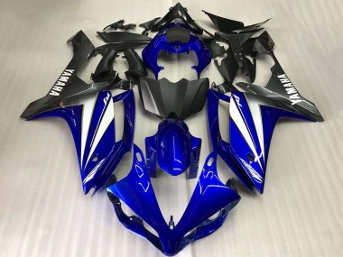 Billigste Yamaha YZF R1 Motorrad Verkleidung 2007-2008 - Blau Weiss Matt Schwarz