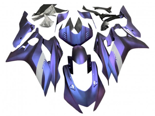 Billigste Yamaha YZF 600 R6 Motorrad Verkleidung 2017-2023 - Lila Silber