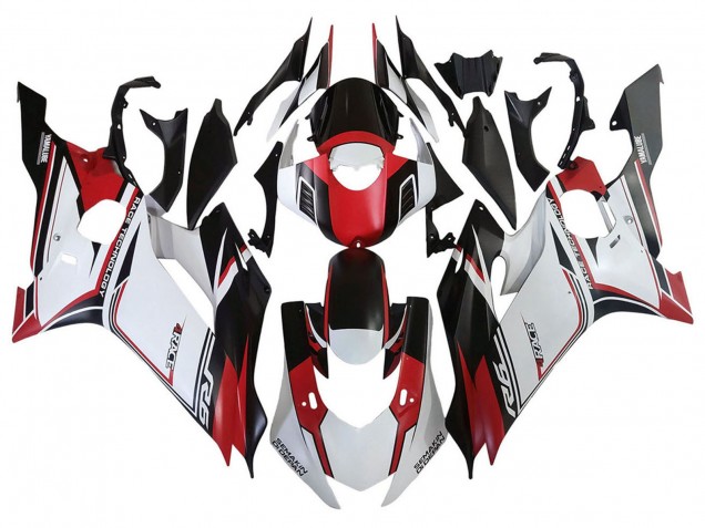 Billigste Yamaha YZF 600 R6 Motorrad Verkleidung 2017-2023 - Weiss Rot Schwarz Semakin Didepan