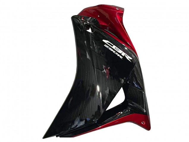 Billigste Honda CBR250RR Motorrad Verkleidung 2011-2015 - Glanzendes Schwarz Rot
