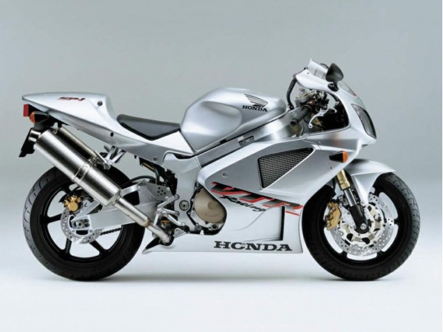 Billigste Honda VTR1000 Motorrad Verkleidung 2000-2006 - Silber Weiss Rennen