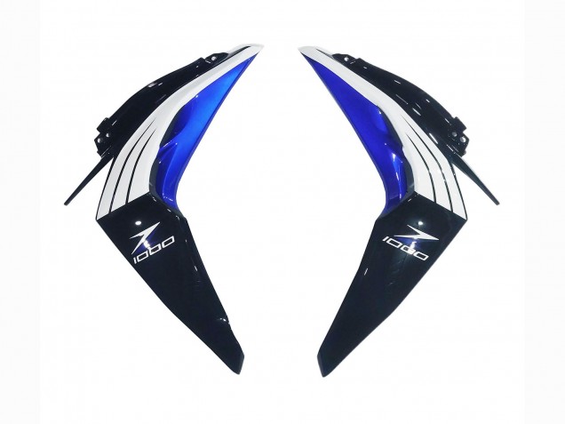 Billigste Kawasaki Z1000 Motorrad Verkleidung 2014-2019 - Weiss Blau Schwarz