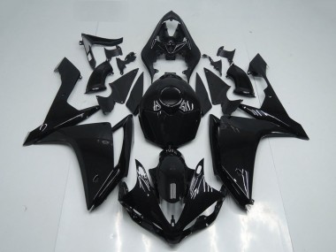 Billigste Yamaha YZF R1 Motorrad Verkleidung 2007-2008 - Glanzendes Schwarz