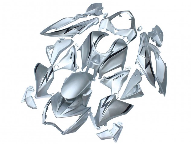 Billigste Kawasaki Z800 Motorrad Verkleidung 2013-2018 - Matt Silber