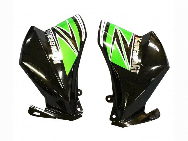 Billigste Kawasaki Z800 Motorrad Verkleidung 2013-2018 - Grun Glanzendes Schwarz