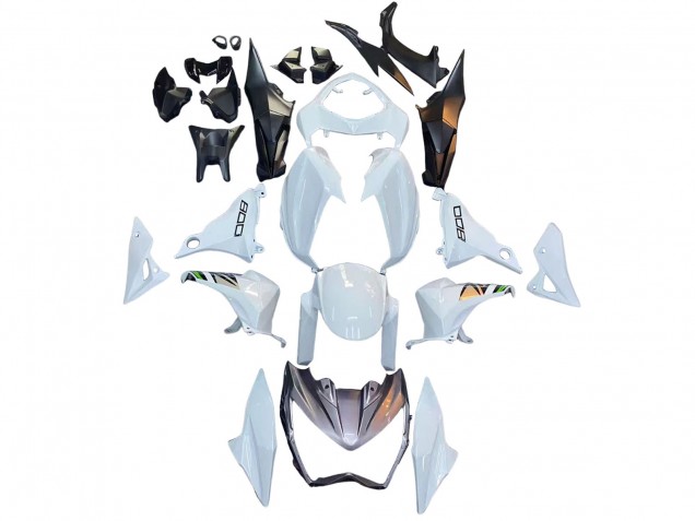Billigste Kawasaki Z800 Motorrad Verkleidung 2013-2018 - Weiss Grun Silber Schwarz