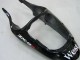 Billigste Kawasaki ZX9R Motorrad Verkleidung 2000-2001 - Glanzendes Schwarz Weiss West