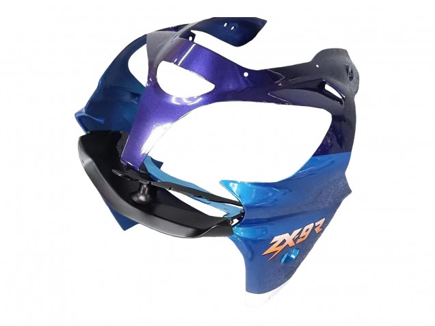 Billigste Kawasaki ZX9R Motorrad Verkleidung 2000-2001 - Blau Schwarz