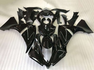 Billigste Yamaha YZF R1 Motorrad Verkleidung 2009-2011 - Glanzendes Schwarz