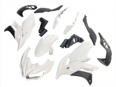 Billigste Kawasaki Versys 650 Motorrad Verkleidung 2015-2021 - Weiss Matt Schwarz