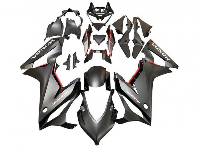Billigste Honda CBR650R Motorrad Verkleidung 2019-2020 - Matt Schwarz Rot