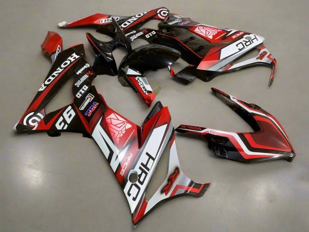 Billigste Honda CBR650R Motorrad Verkleidung 2021-2023 - Weiss Rot Glanzendes Schwarz HRC