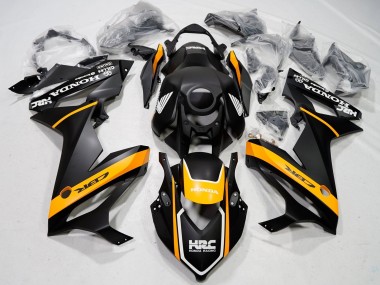 Billigste Honda CBR650R Motorrad Verkleidung 2021-2023 - Matt Schwarz Gelb HRC
