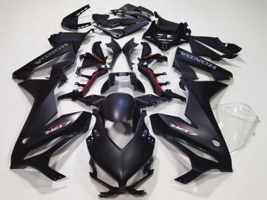 Billigste Honda CBR650R Motorrad Verkleidung Kit 2021-2023 - Matt Schwarz