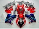 Billigste Honda CBR650R Motorrad Verkleidung 2021-2023 - Rot Blau HRC