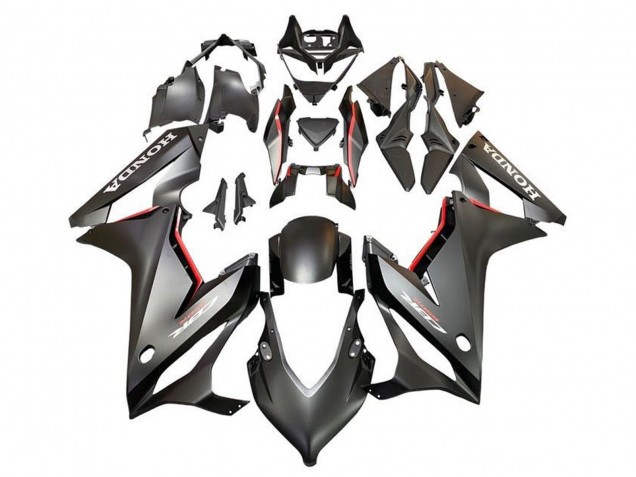 Billigste Honda CBR650R Motorrad Verkleidung 2021-2023 - Matt Schwarz