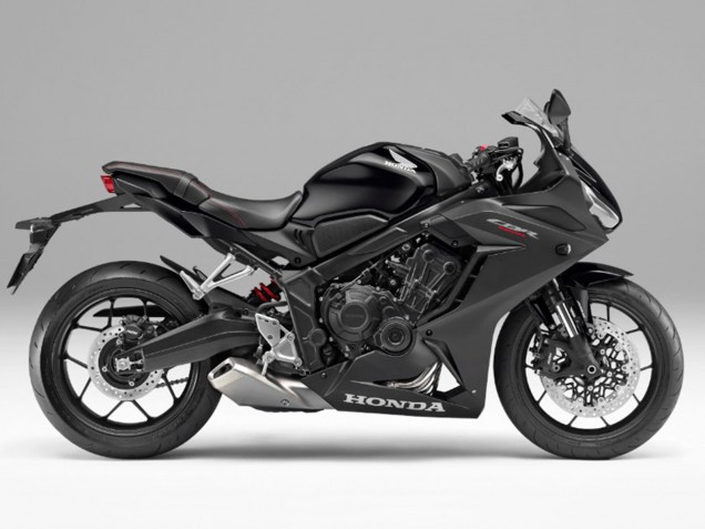 Billigste Honda CBR650R Motorrad Verkleidung 2021-2023 - Matt Schwarz
