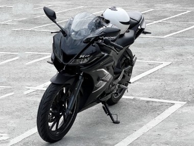 Billigste Yamaha YZF R15 Motorrad Verkleidung 2018-2024 - Matt Schwarz