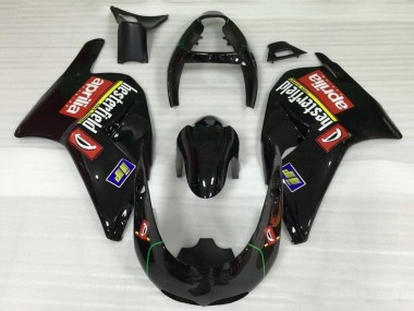 Billigste Aprilia RS250 Motorrad Verkleidung 1995-1997 - Glanzendes Schwarz Rot