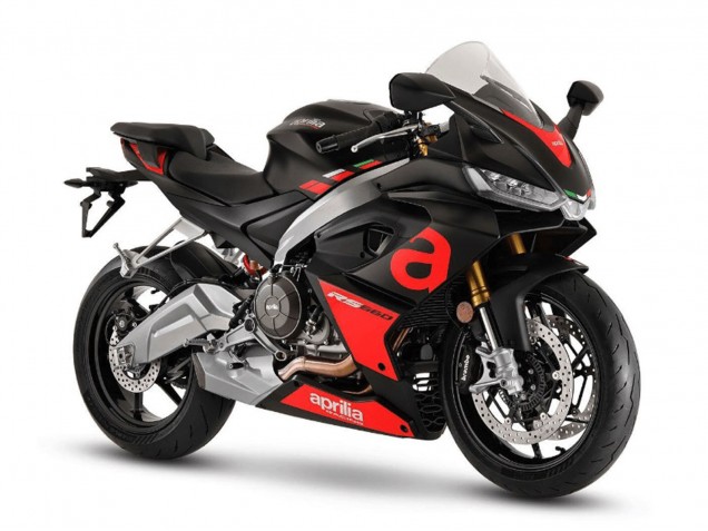 Billigste Aprilia RS660 Motorrad Verkleidung 2020-2024 - Matt Schwarz Rot