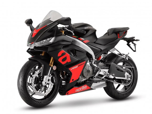 Billigste Aprilia RS660 Motorrad Verkleidung 2020-2024 - Matt Schwarz Rot