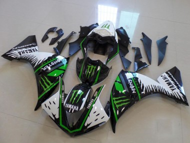 Billigste Yamaha YZF R1 Motorrad Verkleidung 2009-2011 - Weiss Blau Schwarz Grun Monster