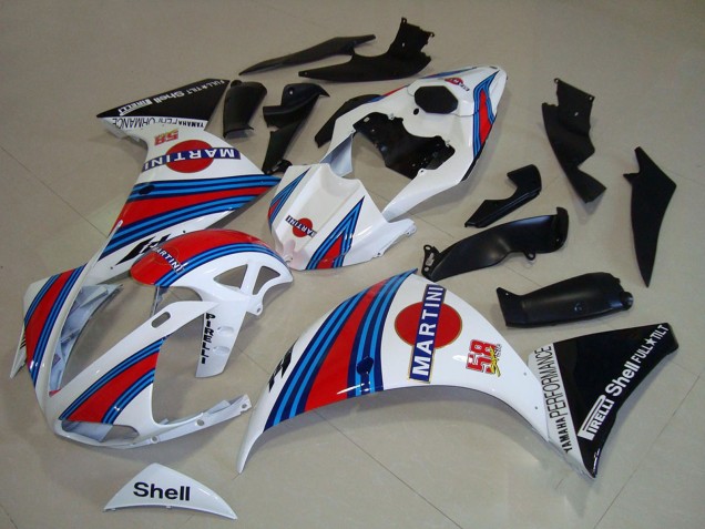 Billigste Yamaha YZF R1 Motorrad Verkleidung 2009-2011 - Weiss Blau Rot Schwarz Martini