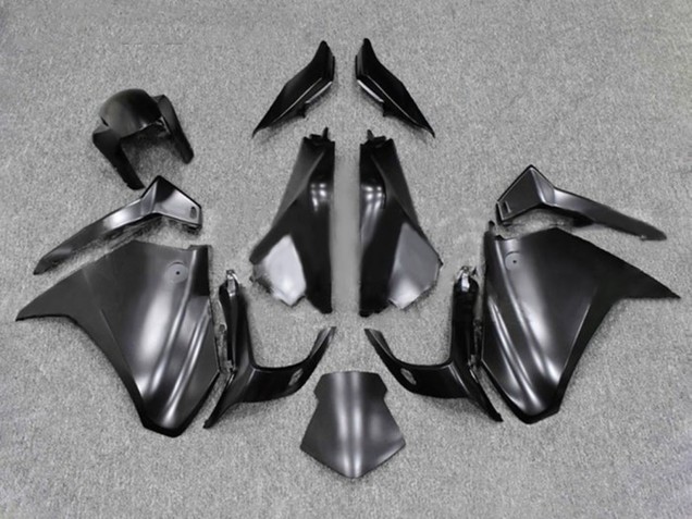 Billigste Honda VFR 1200 Motorrad Verkleidung 2010-2014 - Matt Schwarz Glanzendes Schwarz