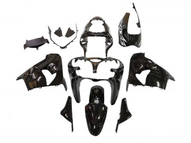 Billigste Kawasaki ZX9R Motorrad Verkleidung 2002-2003 - Schwarz Weiss