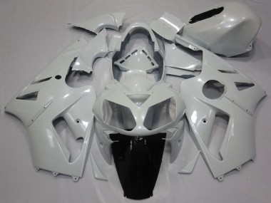 Billigste Kawasaki ZX12R Motorrad Verkleidung 2000-2001 - Weiss