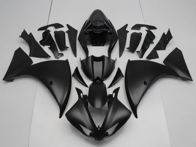 Billigste Yamaha YZF R1 Motorrad Verkleidung 2012-2014 - Matt Schwarz