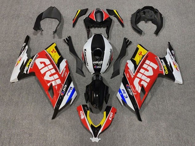 Billigste Kawasaki EX300 Motorrad Verkleidung 2013-2024 - Weiss Rot Gelb Blau Schwarz Givi
