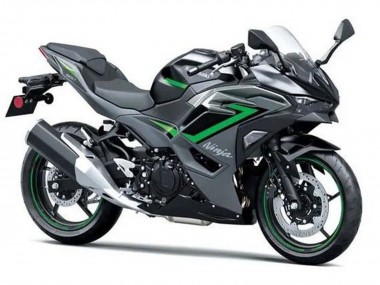 Billigste Kawasaki Ninja 500 EX500R Motorrad Verkleidung 2024-2025 - Schwarz Grau Grun