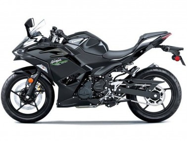 Billigste Kawasaki Ninja 500 EX500R Motorrad Verkleidung 2024-2025 - Glanzendes Schwarz