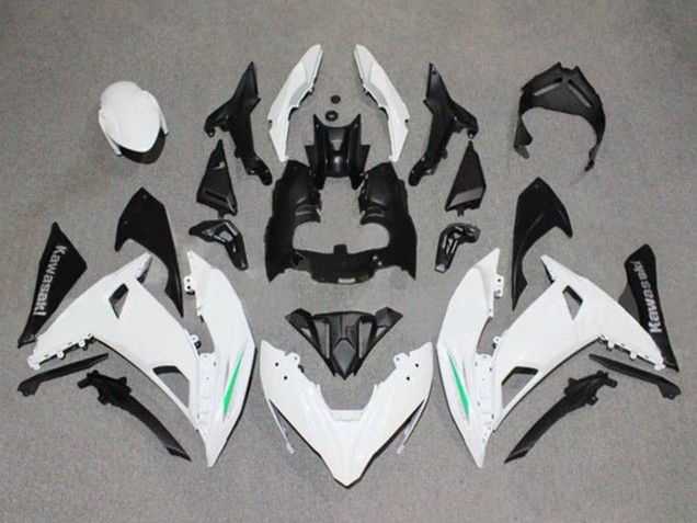 Billigste Kawasaki Ninja 650 EX650 Motorrad Verkleidung 2017-2019 - Weiss Grun Schwarz Grau