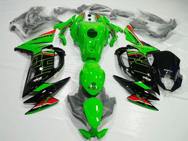 Billigste Kawasaki Ninja 650 EX650 Motorrad Verkleidung 2020-2025 - Grun Rot Schwarz Weiss
