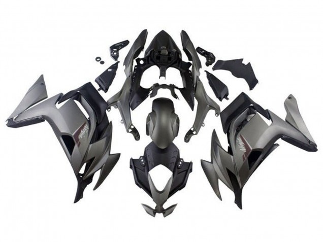 Billigste Kawasaki Ninja 650 EX650 Motorrad Verkleidung 2020-2025 - Matt Grau Matt Schwarz
