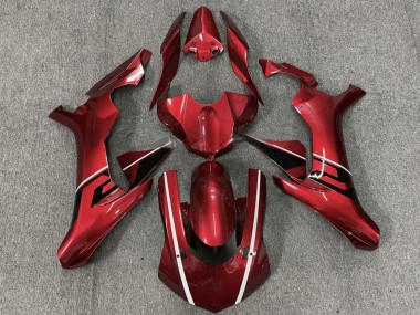 Billigste Yamaha YZF R1 Motorrad Verkleidung 2015-2019 - Rot Weiss Schwarz