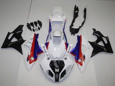 Billigste BMW S1000RR Komplette Abs Verkleidung Kit 2009-2014 - Weiss Rot Blau Glanzendes Schwarz
