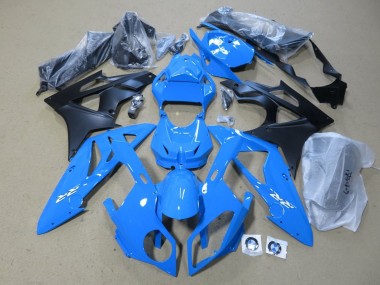 Billigste BMW S1000RR Motorrad Verkleidung 2009-2014 - Blau Matt Schwarz
