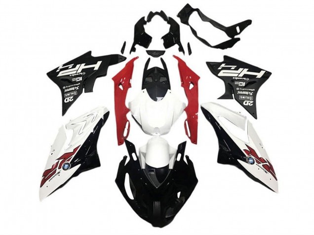 Billigste BMW S1000RR Motorrad Verkleidung 2015-2016 - Weiss Rot Schwarz HP RR