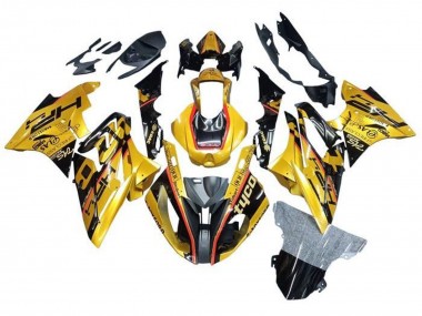 Billigste BMW S1000RR Motorrad Verkleidung 2015-2016 - Gold Schwarz Tyco