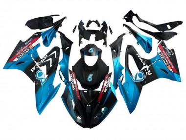 Billigste BMW S1000RR Motorrad Verkleidung 2017-2018 - Blau Rot Matt Schwarz Petronas