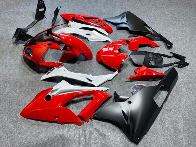 Billigste BMW S1000RR Motorrad Verkleidung 2017-2018 - Rot Weiss Matt Schwarz